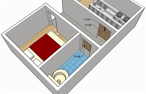 冰箱門對廁所門